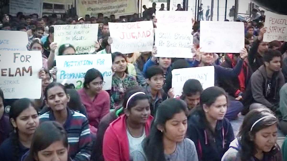 NIT UK students demand for a safe campus