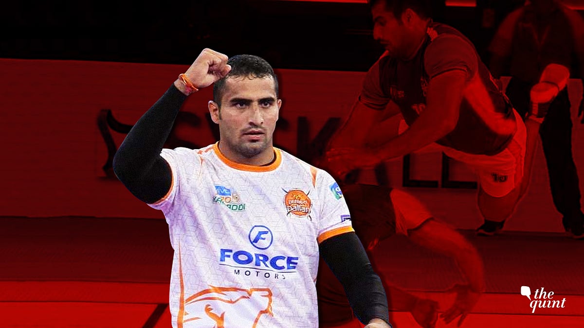 Indian kabaddi star Sandeep Narwal. 