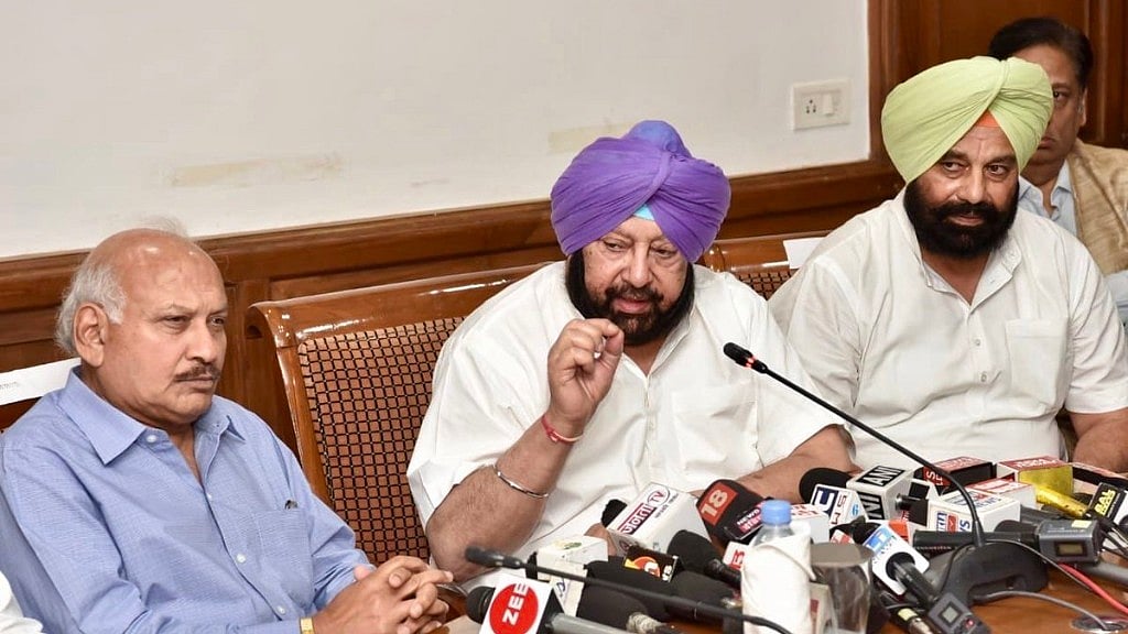 File image of Punjab CM Captain Amarinder Singh.