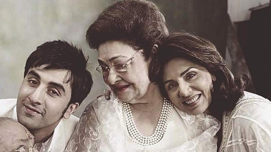 Neetu Kapoor, who could not attend her mother-in-law Krishna Raj Kapoor’s cremation in Mumbai posted a heartwarming message remembering her on Instagram. 