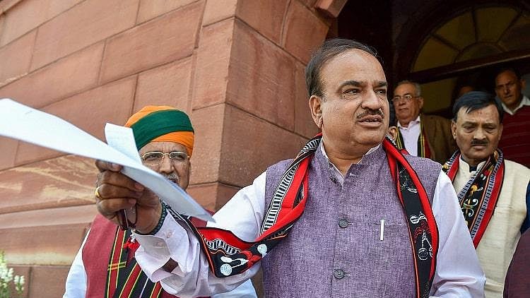Ananth Kumar passed away on 12 November. 