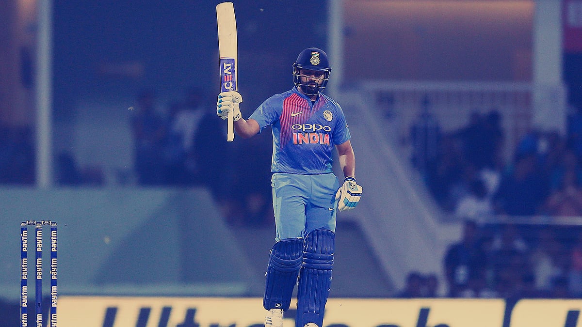 Rohit Sharma became the first player to hit four centuries in T20Is