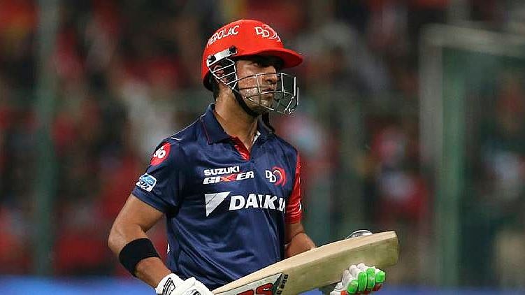 File photo of Gautam Gambhir during IPL 2018