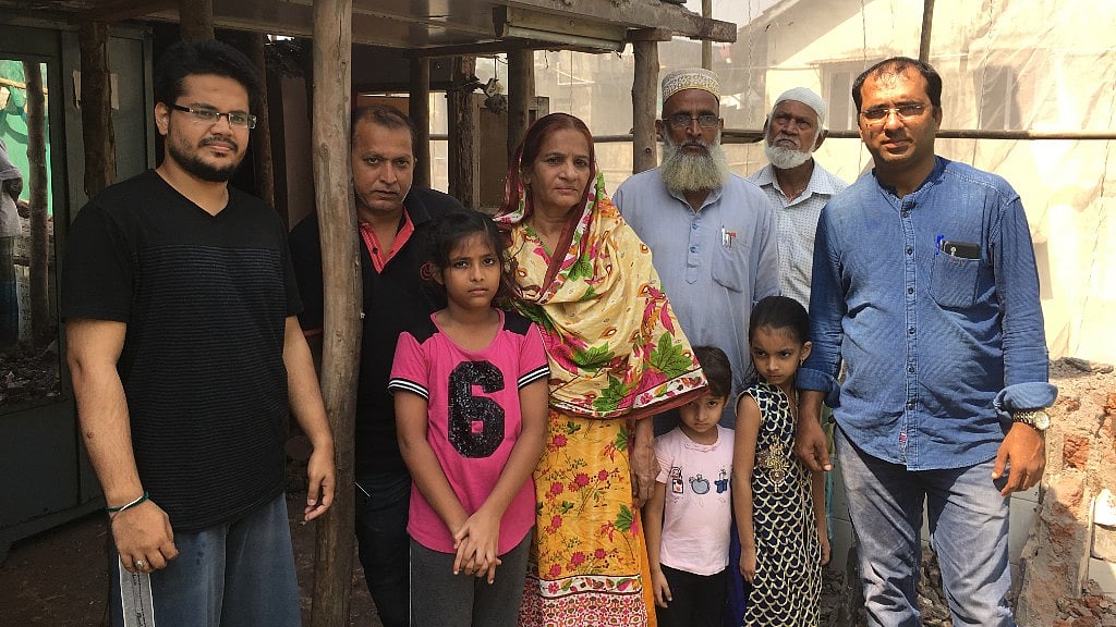 At least 24 families have lost their homes after this Mumbai building partially collapsed.