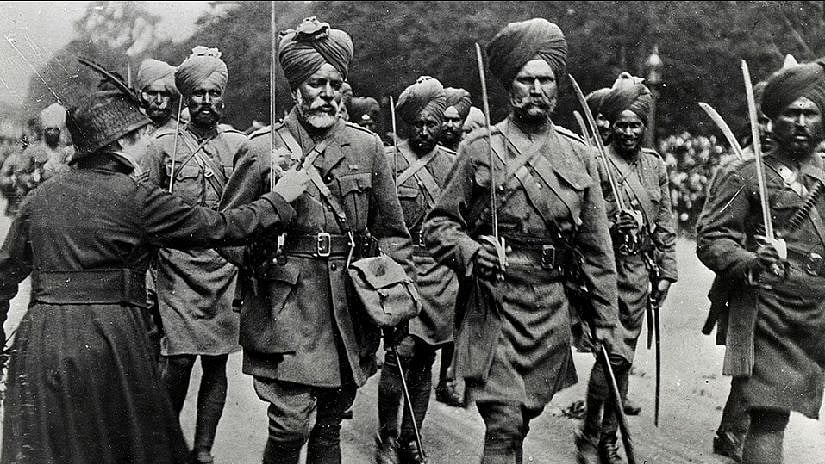 Indian army in World War I. 