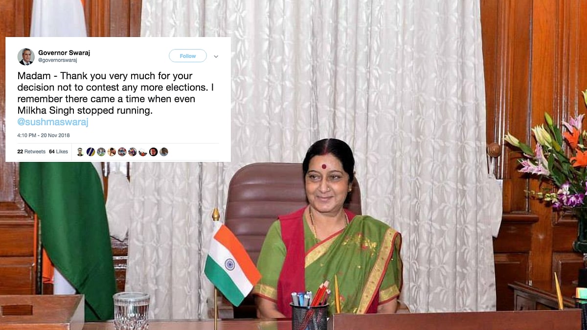 Swaraj Kaushal tweeted after Sushma Swaraj announced her decision not to contest the  2019 Lok Sabha elections.&nbsp;
