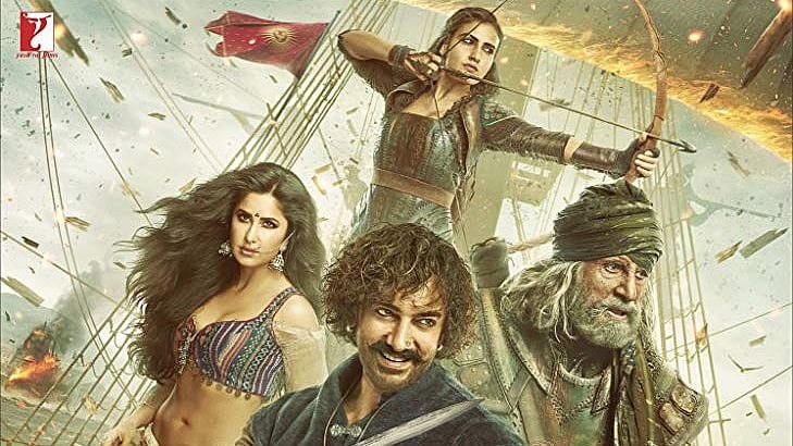 Movie poster of Thugs of Hindostan. 