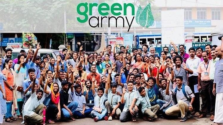 This group of students was on an organic mission.