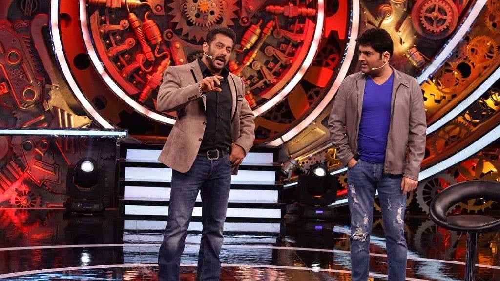 Salman Khan with Kapil Sharma.&nbsp;