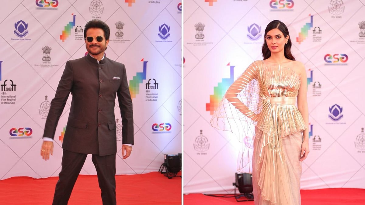 Anil Kapoor and Diana Penty at the IFFI 2018 closing ceremony.