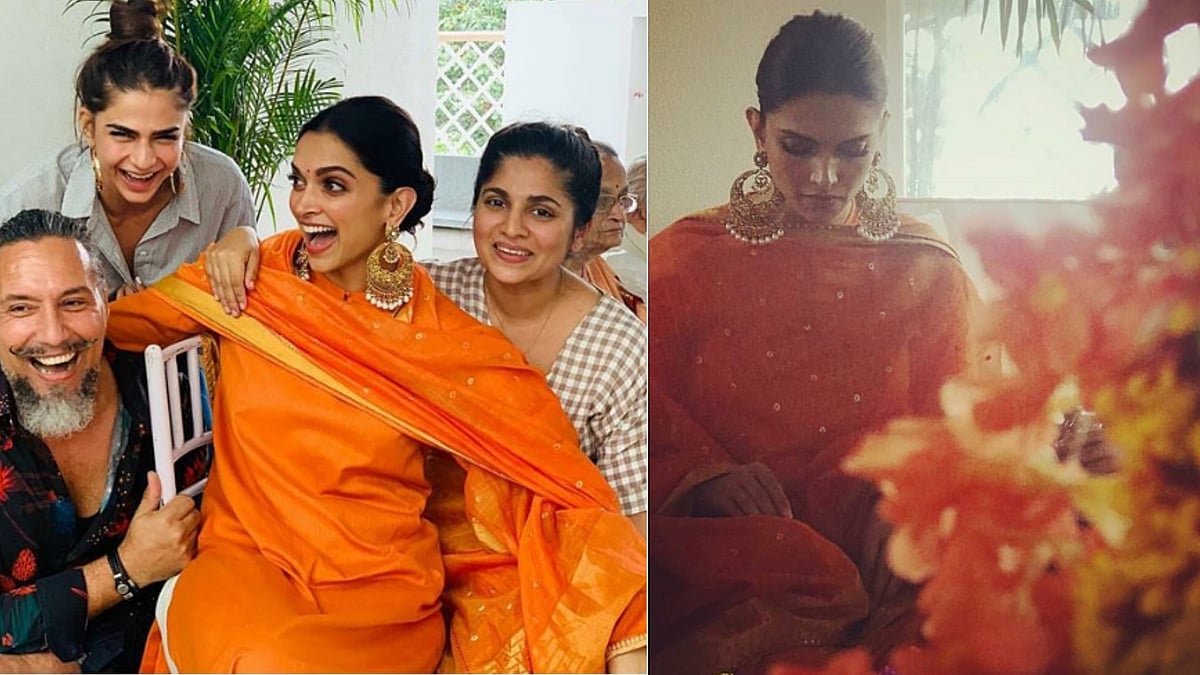 The Ranveer - Deepika wedding celebrations begin at the Padukone household.
