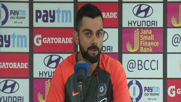 Virat Kohli at the post-match press conference on Thursday.