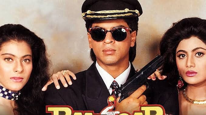 <i>Baazigar </i>stars Shah Rukh Khan, Kajol and Shilpa Shetty.