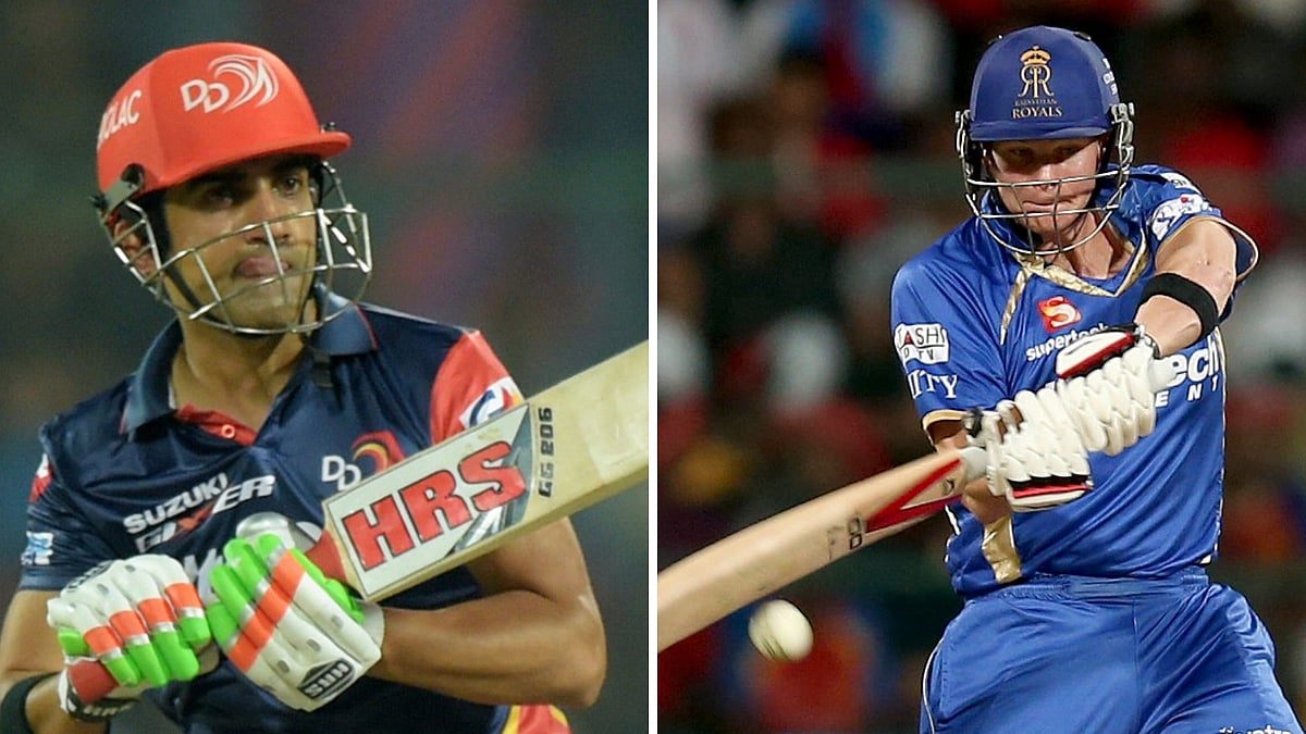 File photo of Gautam Gambhir and Steve Smith.