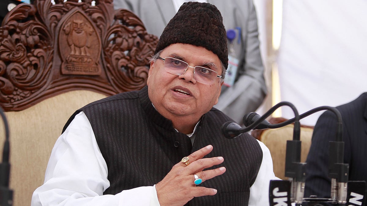Jammu and Kashmir Governor Satya Pal Malik.