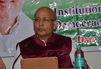 Congress leader Abhishek Manu Singhvi. (Photo: IANS)