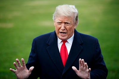 U.S. President Donald Trump. (Xinhua/Ting Shen/IANS)