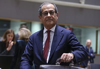 Italian Minister of Finance Giovanni Tria. (File Photo: Xinhua/Ye Pingfan/IANS)