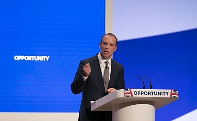 Dominic Raab. (Xinhua/Han Yan/IANS)