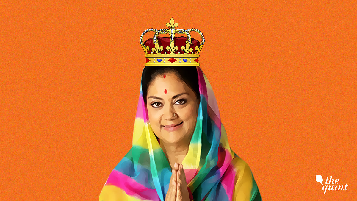 Image of Rajasthan CM Vasundhara Raje used for representational purposes.
