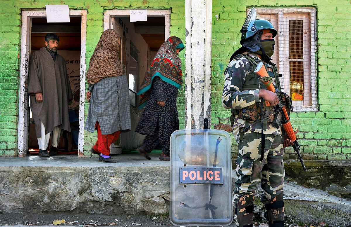 File Image of Panchayat Election in Jammu & Kashmir.