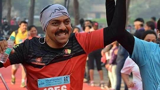 Uthale is the first constable in the country to complete the Ironman race.