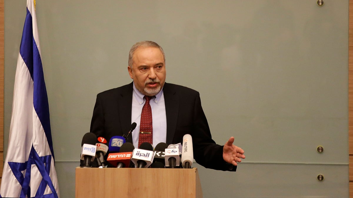 Photo of Israel’s defense minister Avigdor Lieberman used for representation. 
