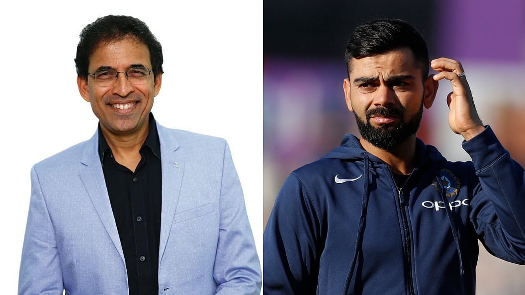 Harsha Bhogle has the best and most fitting reply to Virat Kohli’s comment. 