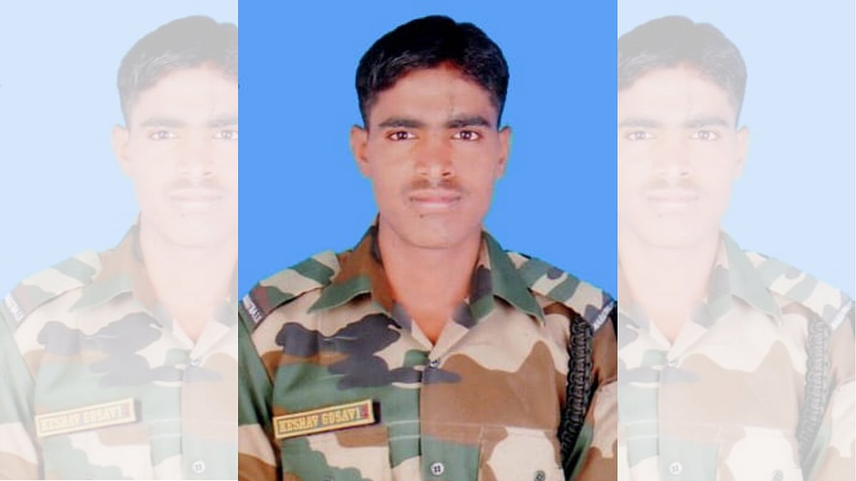 Photo of Martyred soldier Naik Gosavi Keshav Somgir.