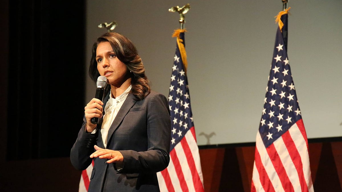 US Congresswoman Tulsi Gabbard.