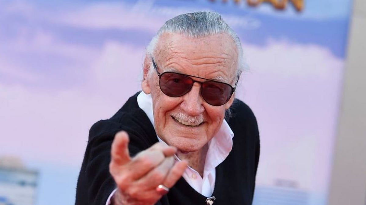 Legendary Marvel comic book writer, editor and publisher Stan Lee.