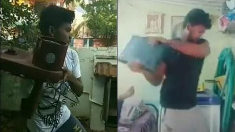 Vijay fans are reacting to AIADMK government’s push to make cuts in Sarkar by burning freebies.