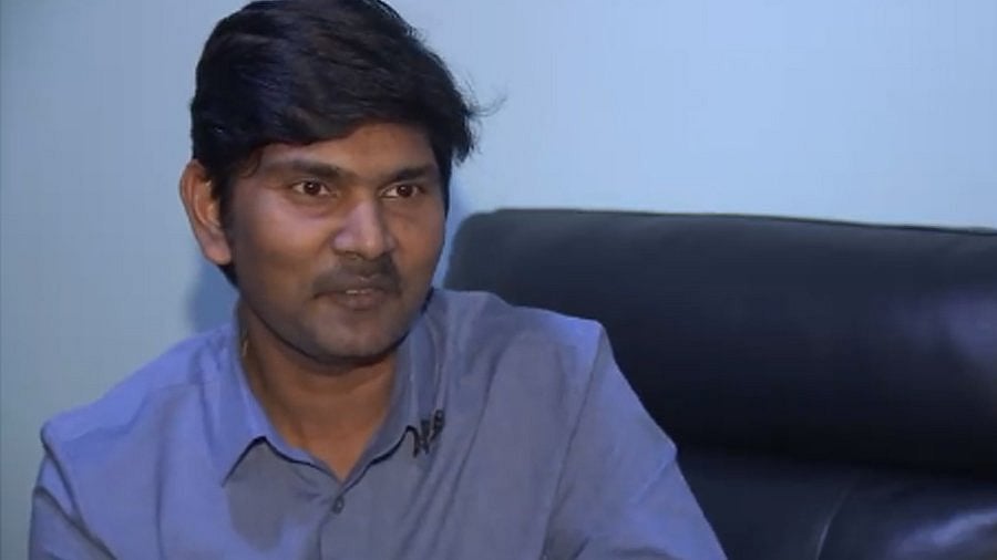 Krishna Baari, an Indian man in the US who won a lottery.