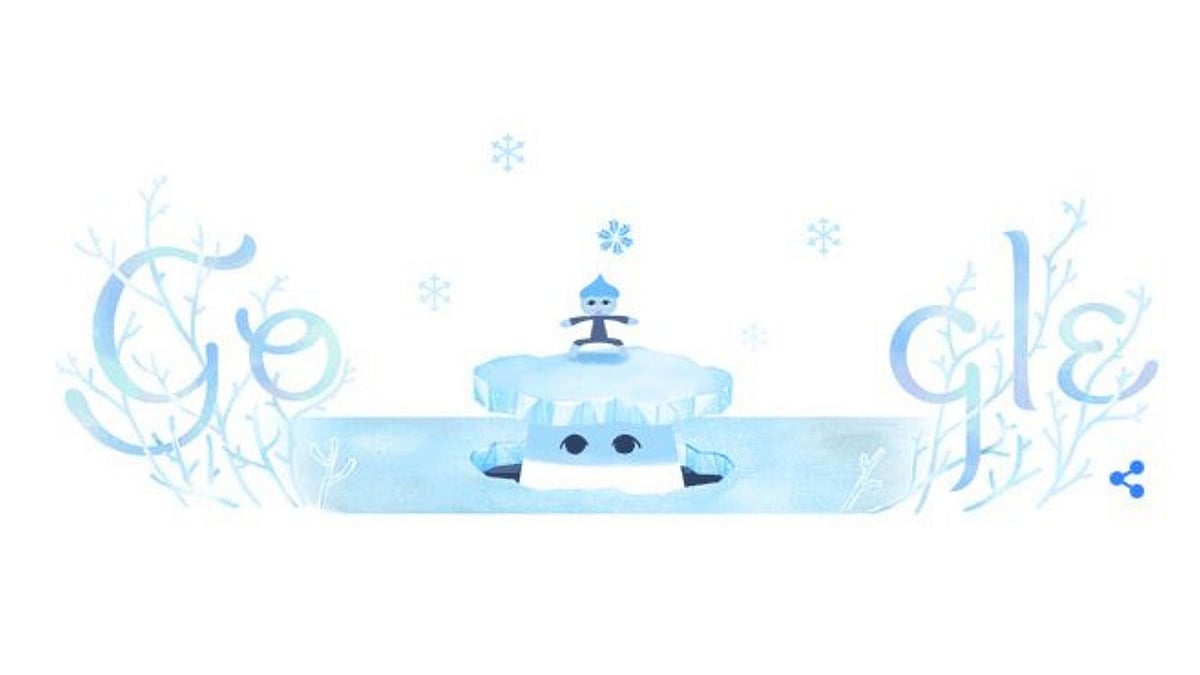 Google Doodle marks the winter solstice, the shortest day of the year.