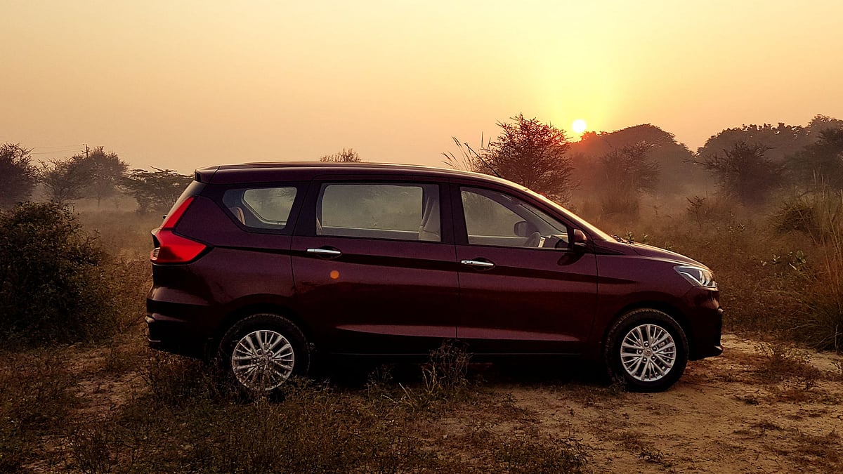 The 2018 Maruti Ertiga is longer and wider than before. 