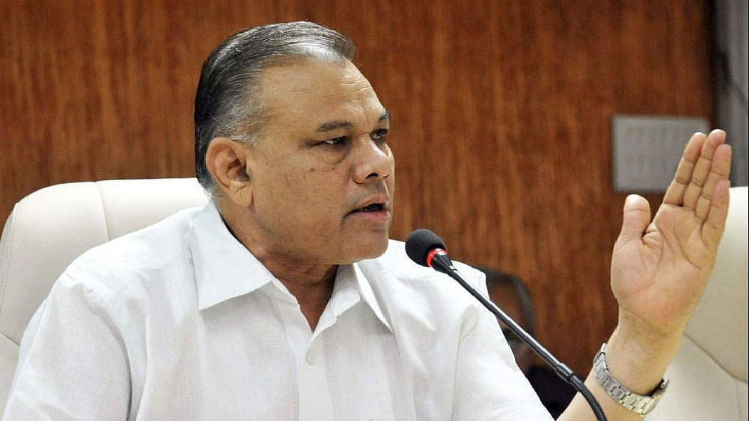 Former Gujarat Minister of Home, Gordhan Zadafia.