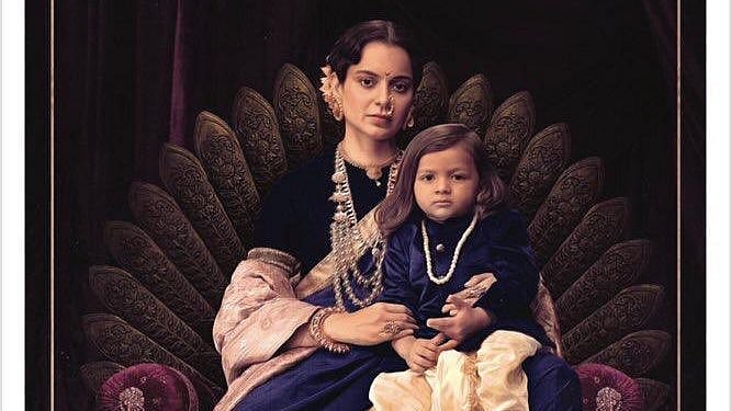 Kangana Ranaut in a poster from <i>Manikarnika: The Queen of Jhansi</i>.