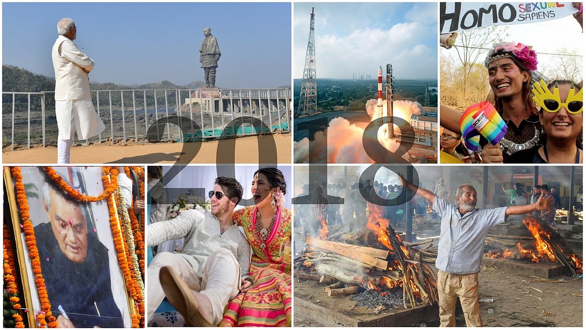 From tragedies on rail tracks, political ups and downs to glamorous weddings, a lot happened in India in 2018. 