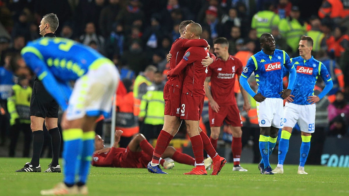 Liverpool secured knockout qualification in the UEFA Champions League with a 1-0 victory over Napoli at Anfield.