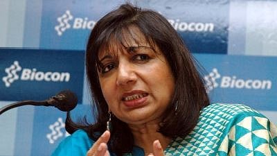 Biocon Chairperson and Managing Director Kiran Mazumdar Shaw. 