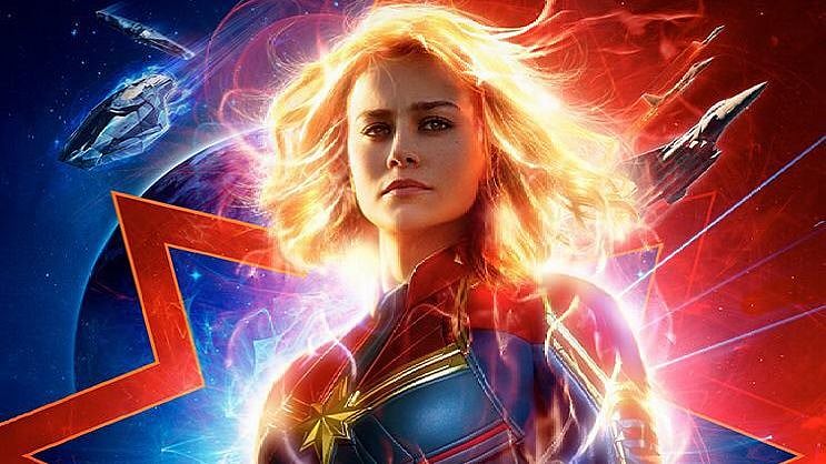 Brie Larson in and as <i>Captain Marvel. </i>