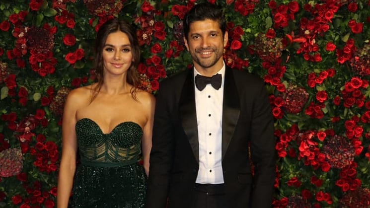 Farhan and Shibani arrive at DeepVeer reception walking hand-in-hand &nbsp;
