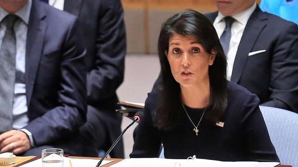  Nikki Haley, US Ambassador to the United Nations.&nbsp;