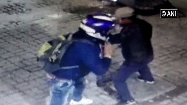 The CCTV footage of the incident in Shahdara. 