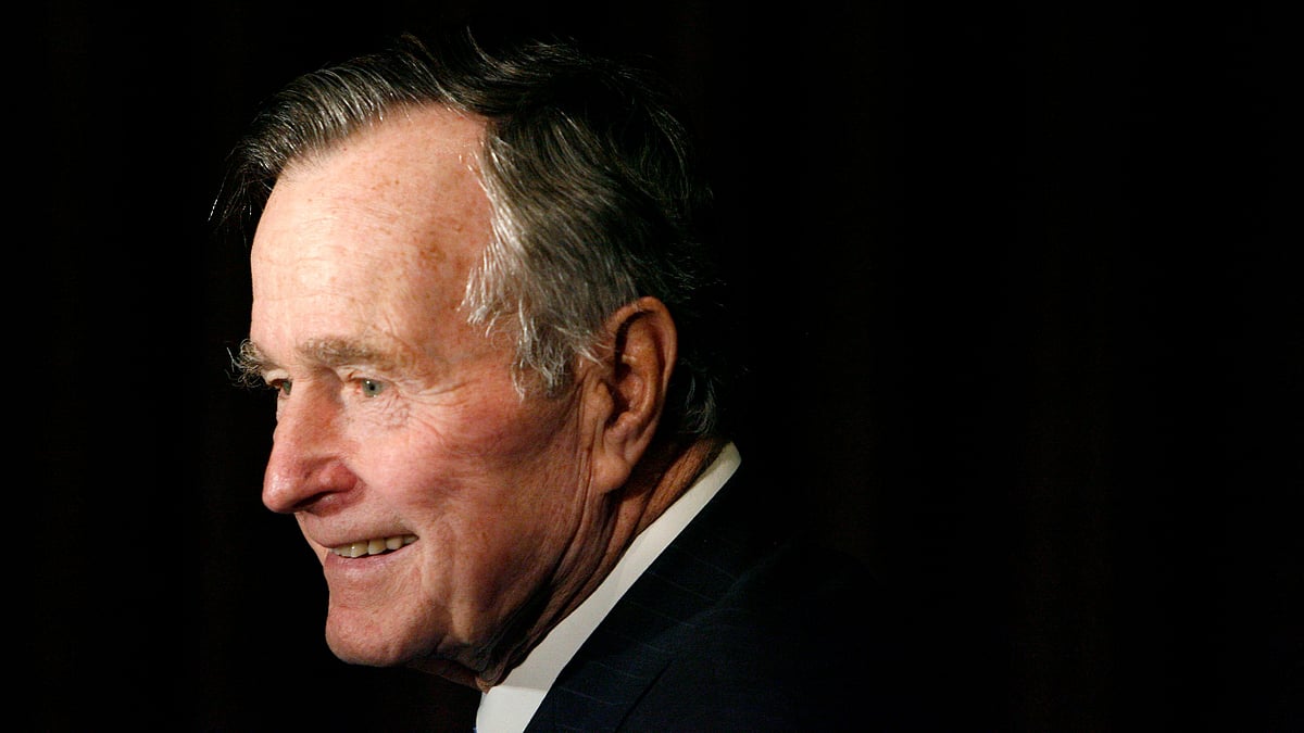 George HW Bush was the 41st president of the US. 