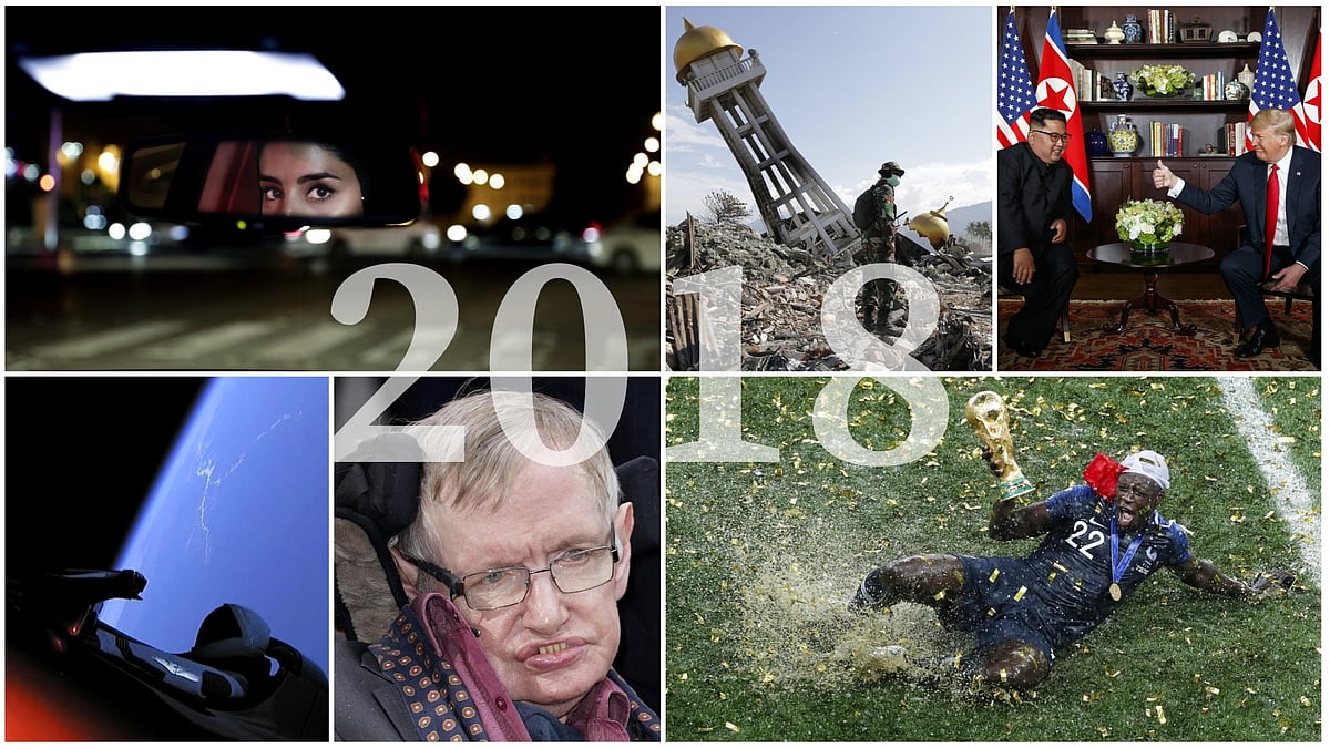 A lot happened in 2018, from the thawing of the Korean standoff to the killing of journalist Jamal Khashoggi.