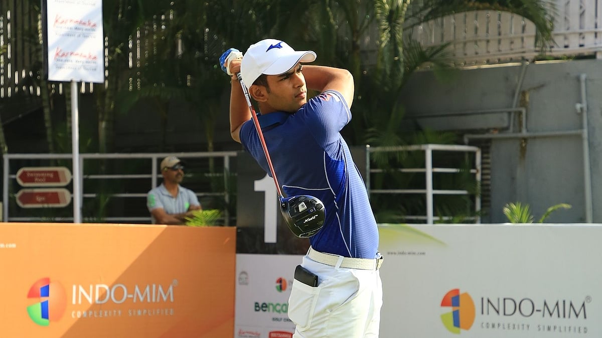 File photo of Aadil Bedi who has earned a full card of the Asian Tour for 2019.