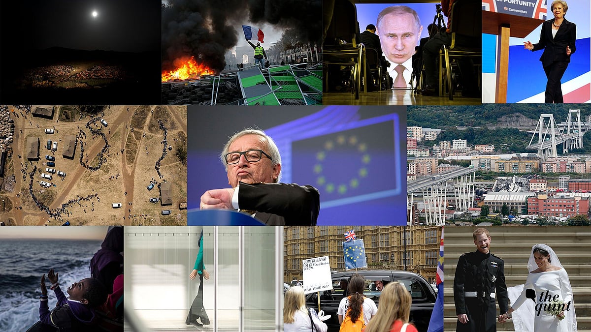 Major events in Europe in 2018