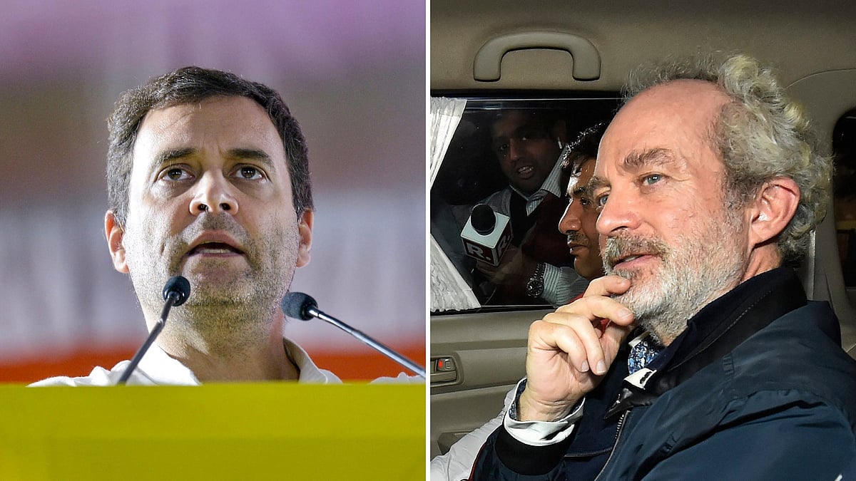 Rahul Gandhi and Christian Michel. 