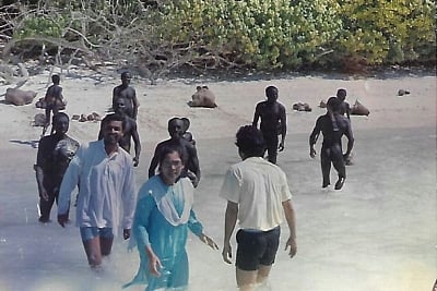 An aerial view of the North Sentinel Island. Photo by NASA/Wikimedia Commons.